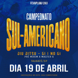 P2527-CAMPEONATO SUL-AMERICANO DE JIU-JITSU - PROJETOS SOCIAIS 2025 - EDICAO
