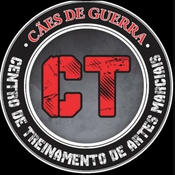 LOGO DA EQUIPE CAES DE GUERRA - ALVORADA-RS