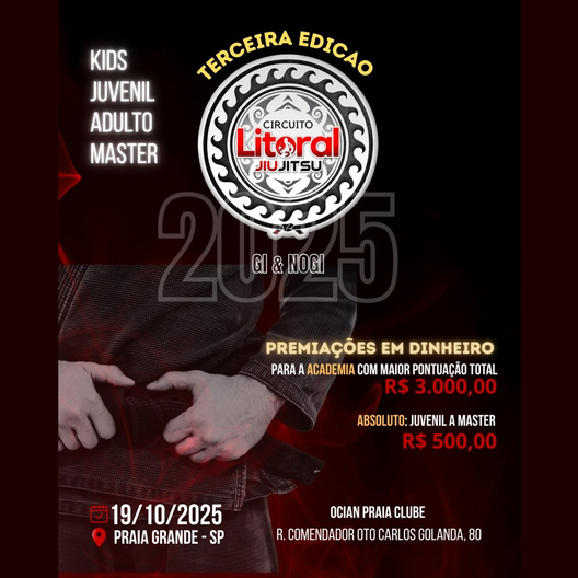 P2288-CIRCUITO LITORAL JIU-JITSU 2025 - EDICAO