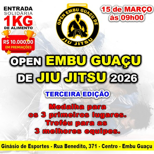 P2600-OPEN EMBU GUACU DE JIU JITSU 3 - EDICAO