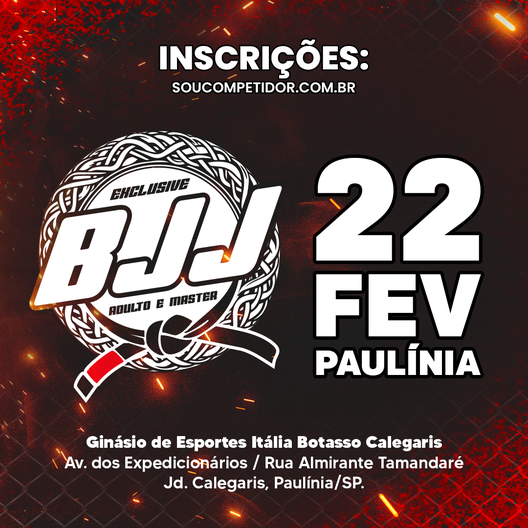 P2549-EXCLUSIVE BJJ - ADULTO E MASTER 1 - EDICAO