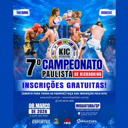 P2577-CAMPEONATO PAULISTA DE KICKBOXING #7 2026 - EDICAO
