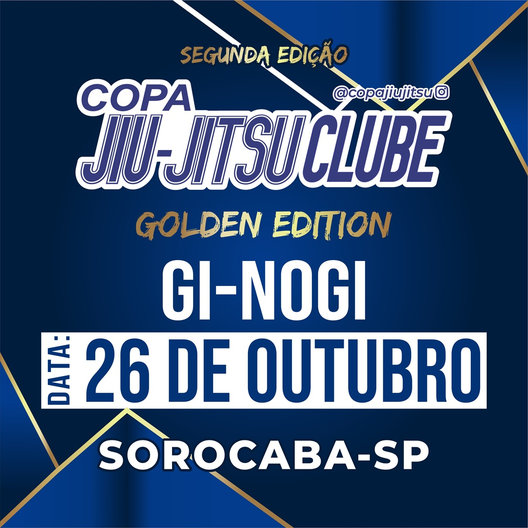 P2487-COPA JIU-JITSU CLUBE GOLDEN EDITION II - EDICAO