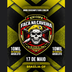 P2675-XIV COPA FACA NA CAVEIRA DE JIU-JITSU GI E NOGI 2026 - EDICAO