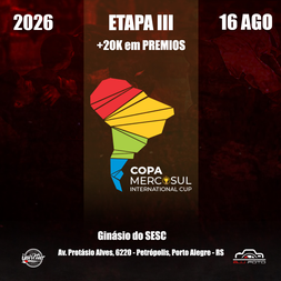 P2544-COPA MERCOSUL INTERNATIONAL CUP 2026 3ª - ETAPA