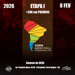 P2542-COPA MERCOSUL INTERNATIONAL CUP 2026 1ª - ETAPA