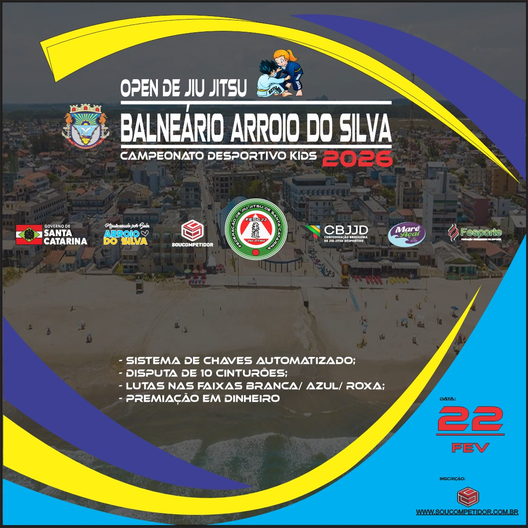 P2565-OPEN DE JIU JITSU BALNEARIO ARROIO DO SILVA  1 - EDICAO