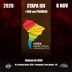 P2545-COPA MERCOSUL INTERNATIONAL CUP 2026 4ª - ETAPA