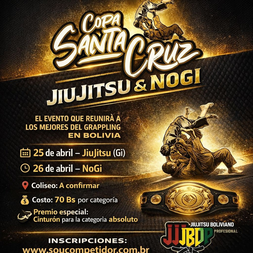 P2669-COPA SANTA CRUZ DE JIU-JITSU E NOGI - BOLIVIA 2026 - EDICAO