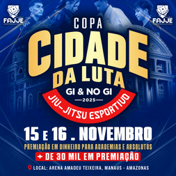 P2491-COPA CIDADE DA LUTA GI E NO-GI DE JIU JITSU ESPORTIVO - FAJJE 2025 - EDICAO
