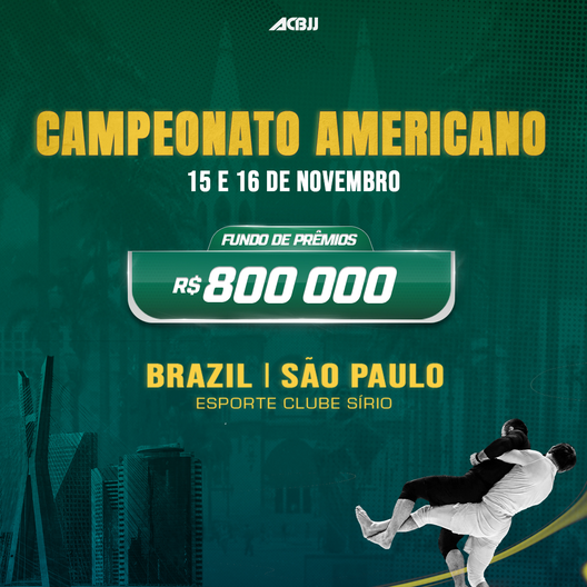 P2512-ACBJJ AMERICAN OPEN CHAMPIONSHIP GI & NO - GI 2025 - EDICAO