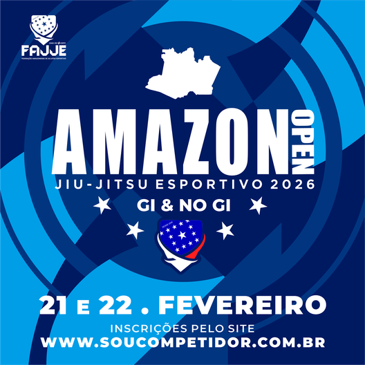 P2587-AMAZON OPEN GI E NOGI DE JIU JITSU ESPORTIVO FAJJE 2026 - EDICAO