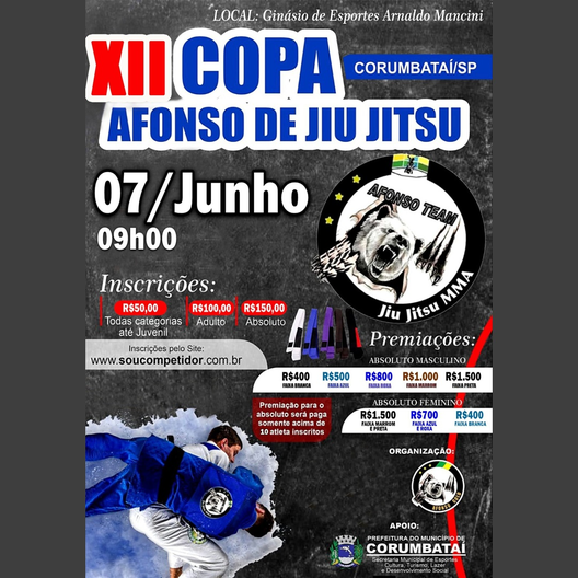 P2636-XII COPA AFONSO DE JIU-JITSU 2026 - EDICAO