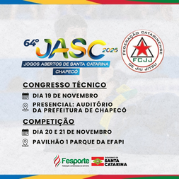 P2530-JOGOS ABERTOS DE SANTA CATARINA - JASC 64 - EDICAO