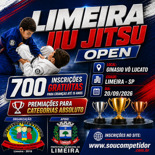 P2538-LIMEIRA JIU-JITSU OPEN 2026 - EDICAO