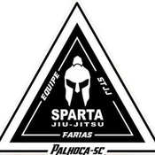 LOGO DA EQUIPE SPARTA JIU JITS STJJ FARIAS - PALHOCA-SC