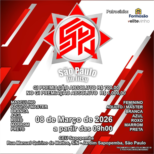 P2599-SAO PAULO JIU-JITSU 1 - EDICAO