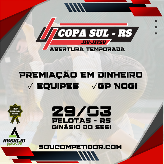 P2593-COPA SUL - RS DE JIU-JITSU 1 - ETAPA
