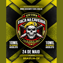 P2675-XIV COPA FACA NA CAVEIRA DE JIU-JITSU GI E NOGI FBMMA 2026 - EDICAO