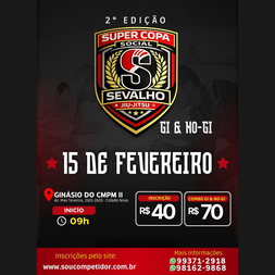 P2622-SUPER COPA SOCIAL SEVALHO DE LUTAS CASADAS 2 - EDICAO